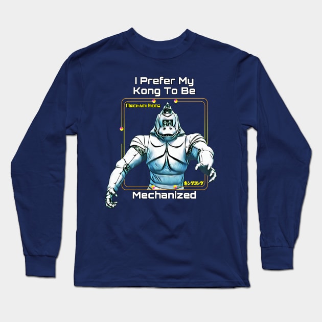 Mechanized Kong Long Sleeve T-Shirt by Kaiju Weekly